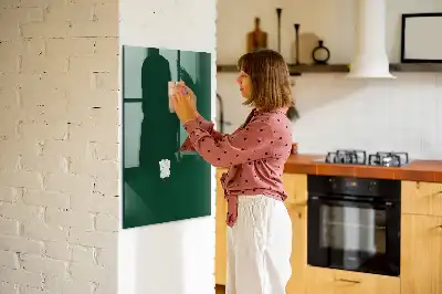 Magnettafel zum Schreiben in Flaschengrün
