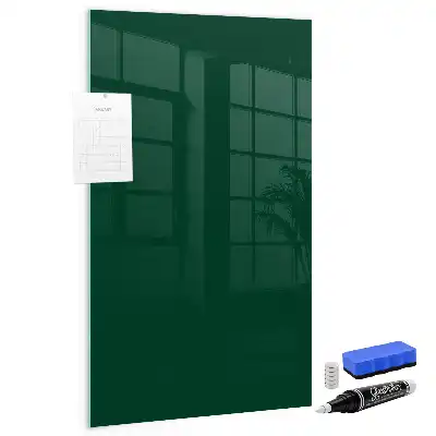 Magnettafel zum Schreiben in Flaschengrün