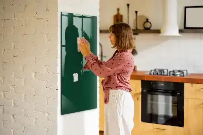 Magnettafel zum Schreiben in Flaschengrün