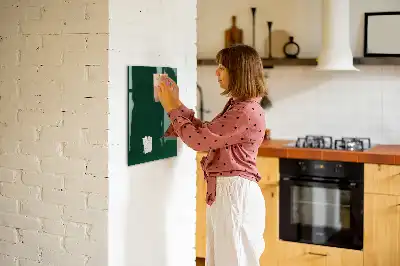 Magnettafel zum Schreiben in Flaschengrün