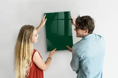 Magnettafel zum Schreiben in Flaschengrün