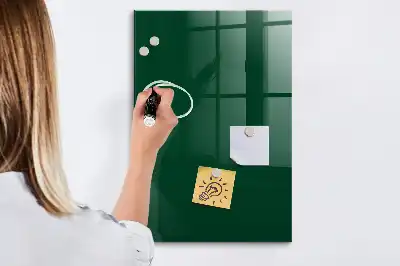 Magnettafel zum Schreiben in Flaschengrün