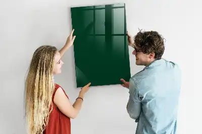 Magnettafel zum Schreiben in Flaschengrün
