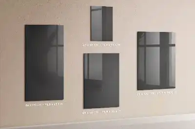 Beschreibbare Magnettafel in Grau