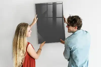 Beschreibbare Magnettafel in Grau