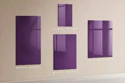 Magnettafel zum Schreiben violett