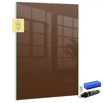 Magnettafel zum Schreiben in Braun