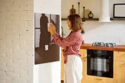 Magnettafel zum Schreiben in Braun