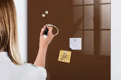 Magnettafel zum Schreiben in Braun