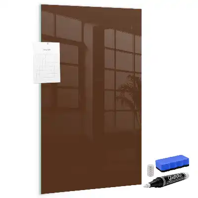 Magnettafel zum Schreiben in Braun