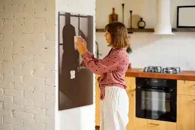 Magnettafel zum Schreiben in Braun