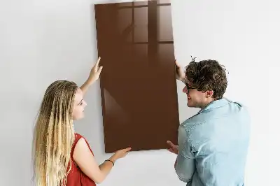 Magnettafel zum Schreiben in Braun