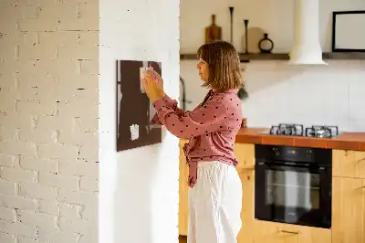 Magnettafel zum Schreiben in Braun