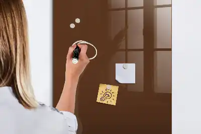 Magnettafel zum Schreiben in Braun