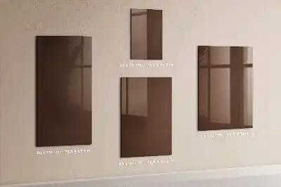 Magnettafel zum Schreiben in Braun