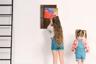Magnettafel zum Schreiben in Braun