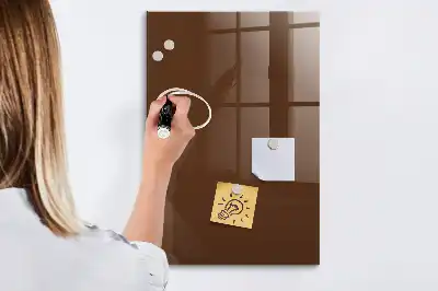 Magnettafel zum Schreiben in Braun