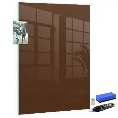 Magnettafel zum Schreiben in Braun