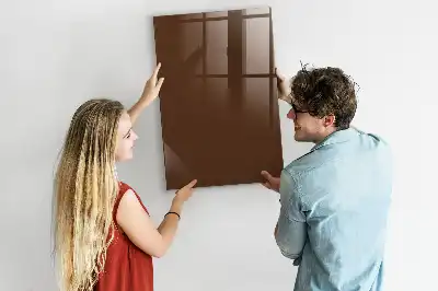 Magnettafel zum Schreiben in Braun