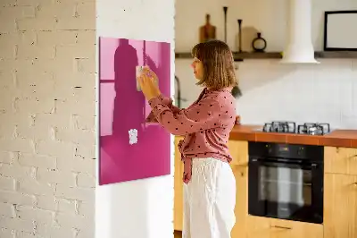 Magnettafel zum Schreiben in intensivem Rosa