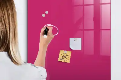 Magnettafel zum Schreiben in intensivem Rosa