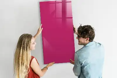 Magnettafel zum Schreiben in intensivem Rosa
