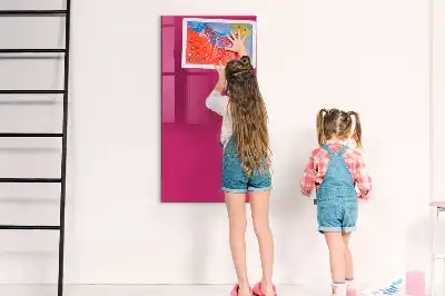 Magnettafel zum Schreiben in intensivem Rosa
