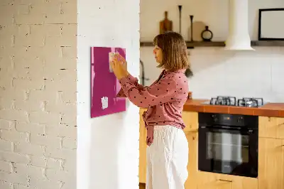 Magnettafel zum Schreiben in intensivem Rosa