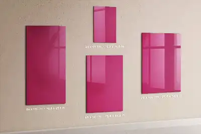 Magnettafel zum Schreiben in intensivem Rosa