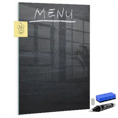 Schreibtafel für Speisekarten magnetisch