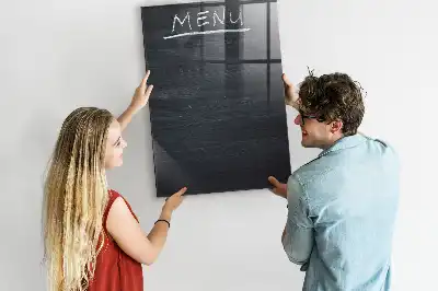 Schreibtafel für Speisekarten magnetisch