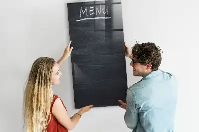 Schreibtafel für Speisekarten magnetisch