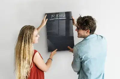 Schreibtafel für Speisekarten magnetisch