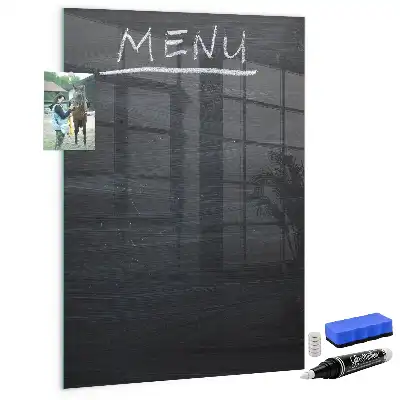 Schreibtafel für Speisekarten magnetisch