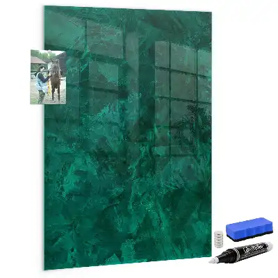Magnettafel zum Schreiben Smaragdblock