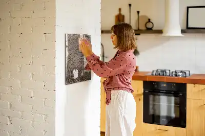 Magnettafel mit Motiv Baumringe
