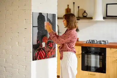 Gemahlener Paprika magnettafel zum Schreiben