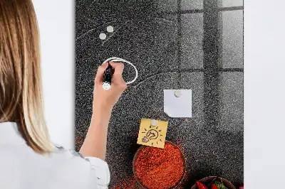 Gemahlener Paprika magnettafel zum Schreiben