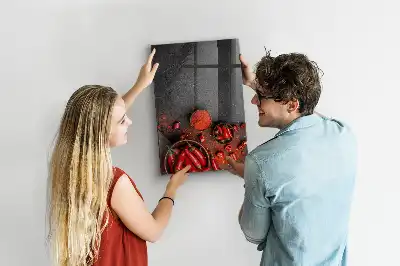 Gemahlener Paprika magnettafel zum Schreiben