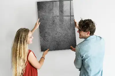 Beschreibbare Magnettafel in Betonoptik