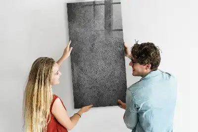 Beschreibbare Magnettafel in Betonoptik