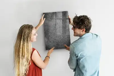Beschreibbare Magnettafel in Betonoptik