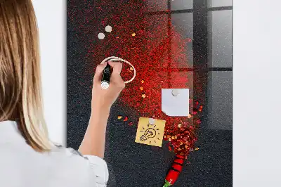 Magnettafel beschreibbar