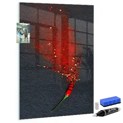 Magnettafel beschreibbar