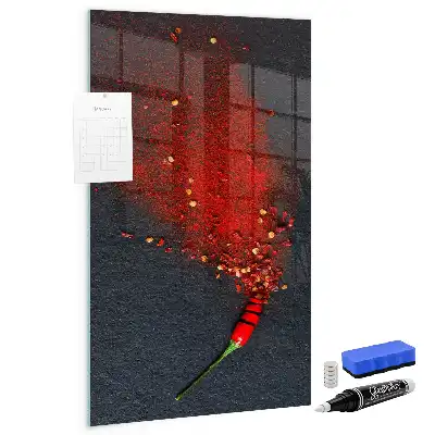 Magnettafel beschreibbar