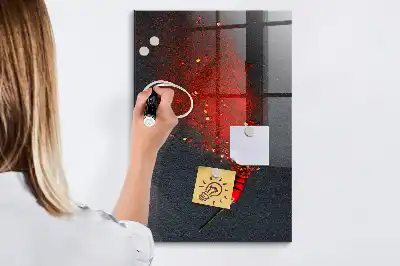 Magnettafel beschreibbar