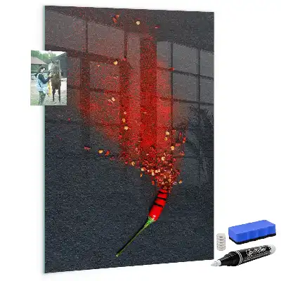 Magnettafel beschreibbar