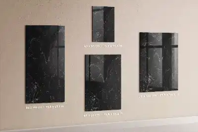 Magnettafel zum Schreiben in dunkler Marmoroptik