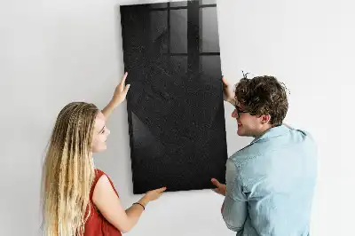 Magnettafel zum Schreiben in Dunkler Fels