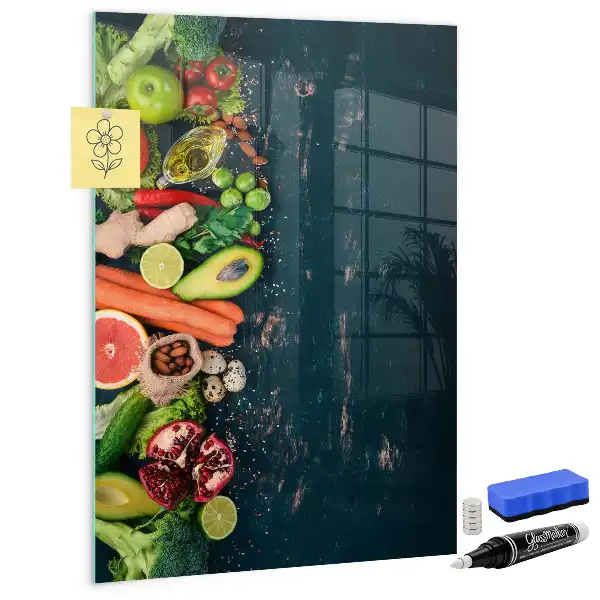 Magnettafel beschreibbar